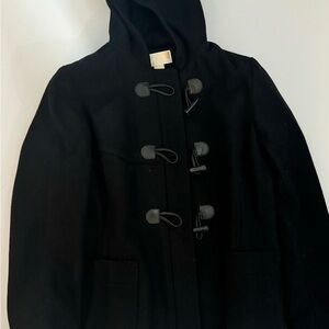 Michael Kors Women's Black Toggle Utility Jacket